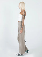 Archer Pants Pinstripe Beige