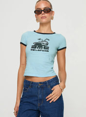 Delorean Tee Blue