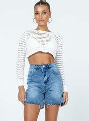 Stefania Denim Shorts Denim