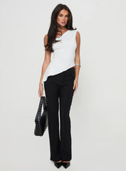 Vulnerable One Shoulder Top White