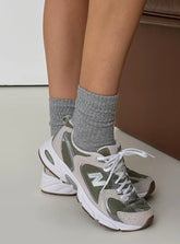 Sama Slouch Sock Grey