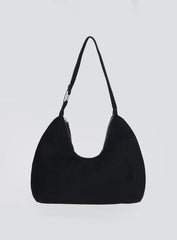 Reeves Bag Black Faux Suede