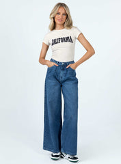 Destination California Tee Grey Lower Impact