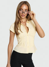 Wilmot Blouse Buttermilk Poplin