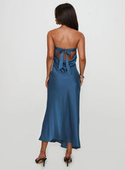 Haley Maxi Dress Mid Blue
