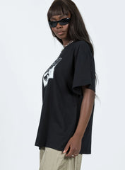 House Of Mystery Oversized Tee Black