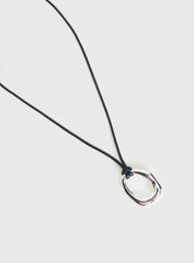Star Quality Pendant Necklace Black Silver