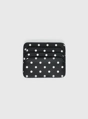 Kiss Of Life Cardholder Black Polka