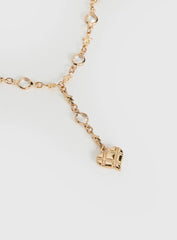 Daniele Y Necklace Gold