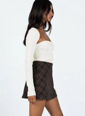 Fike Mini Skirt Charcoal