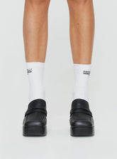 Mai Platform Loafers Black