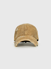 Fryda Distressed Cap Washed Brown