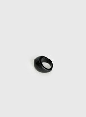 Olwen Statement Ring Black