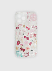 Just A Girl Iphone Case Clear Pink