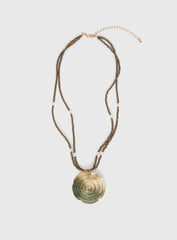 Light Of Day Pendant Necklace Green