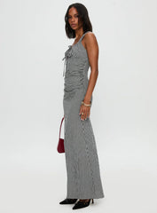 Roundtrip Maxi Dress Black White
