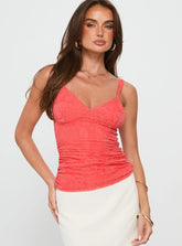 Attention On Me Top Orange