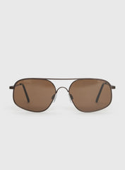 Elevation Aviator Sunglasses Bronze Brown