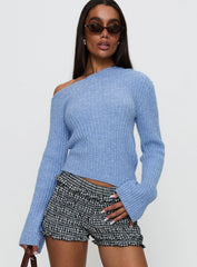 Phillips Cold Shoulder Sweater Blue