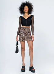 Lillian Long Sleeve Top Black