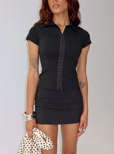 Witney Short Sleeve Shirt Black