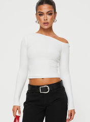 Malian Long Sleeve Top White