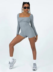 Jolie Romper Grey
