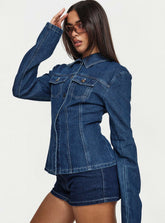 Rider Jacket Blue Denim