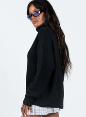 Oswin Turtleneck Sweater Black