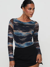 Agate Long Sleeve Bodysuit Multi