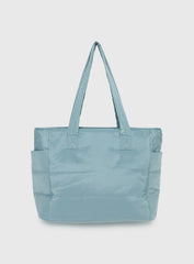 Delicacy Puff Tote Bag Blue