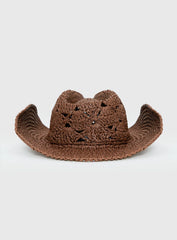 Anistyn Woven Cowboy Hat Tan