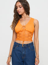 Isolde Top Orange