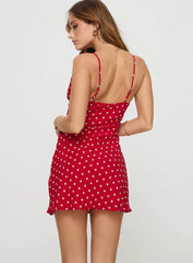 Chara Mini Dress Red