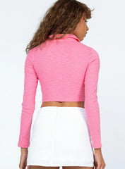 Darbie Long Sleeve Top Pink