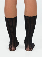 Every Woman Socks Black