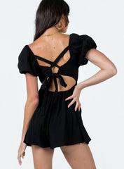 Fadden Romper Black