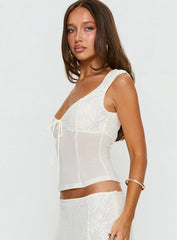 Quani Lace Top Cream
