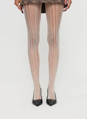 Vaugn Lace Stocking Cream