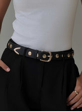 Projecting Belt Black Gold