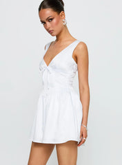Soul Shining Mini Dress White