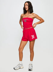 Boston University Soffee Shorts Red