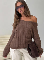 Main Thing Knit Sweater Mocha