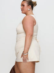 Yumiko Romper Cream Curve