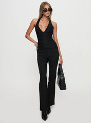 Heartbound Halter Top Black