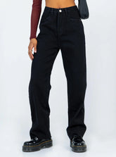 Kalinda Denim Jeans Black