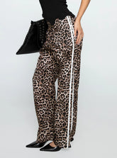Buzzer Track Pants Leopard