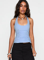Nataliya Halter Top Blue