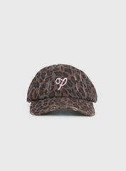 Refinery Distressed Cap Leopard Pink