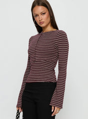 Spence Layered Top Multi Stripe